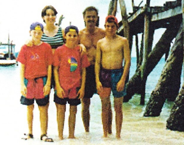 Familie Thailand mit Paa