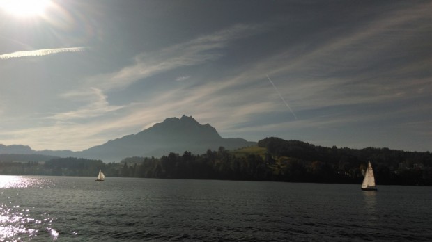 Schifffahrt nach Rigi Wanderung