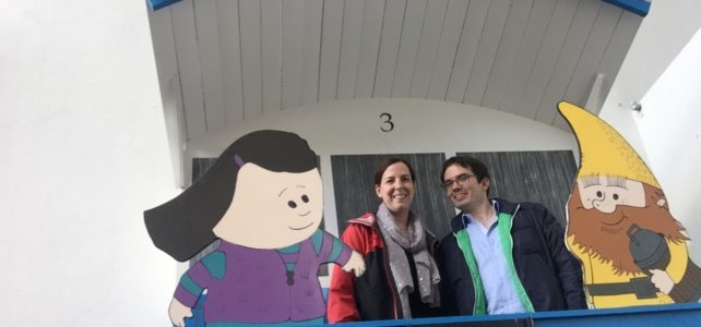 Anscha und MME auf Tschutschubähnli