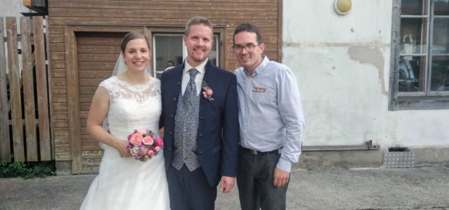 Hochzeit Ballerraphi und Franziska Franziska, Ballerraphi und ich