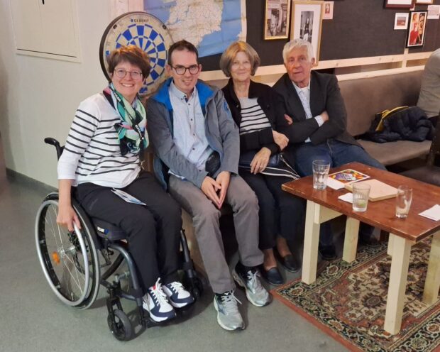 Moni, Marianne, Rainer und ich Theaterbesuch